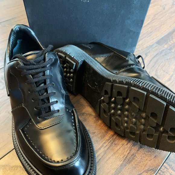 Adieu Paris Type 123 Sneaker Derby Shoes Black US 9.5 - Picture 2 of 3